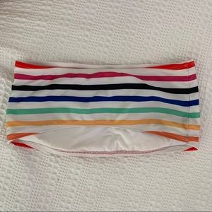 Old Navy Swim - Bandeau Rainbow Swimsuit Top SZ: M Old Navy Swim - Bandeau Rainbow Swimsuit Top SZ: M